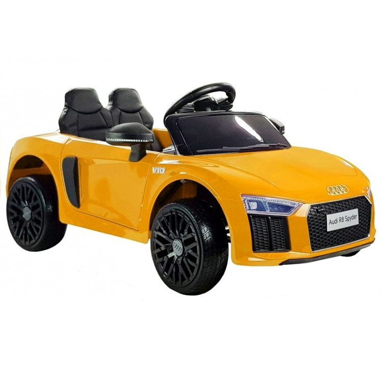 Elektrické autíčko Audi R8 Spyder - nelakované - žlté